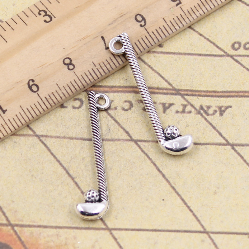 Vintage Fashion Club Photos - 30pcs Charms Golf Club Ball 32x8mm