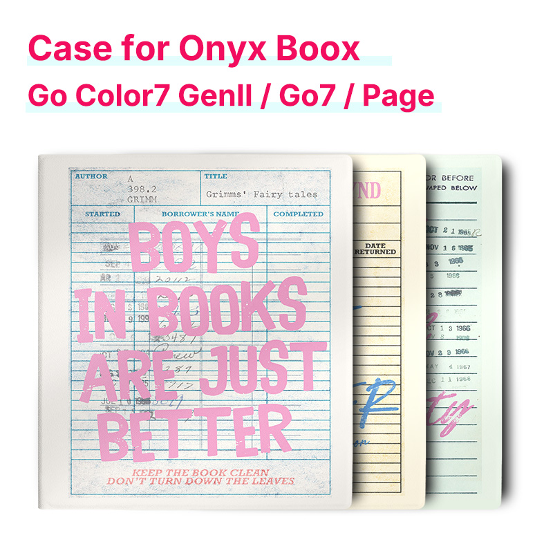 Vintage Fashion Coloring Pages - Murmelo Magnetische Hoes voor Boox Go