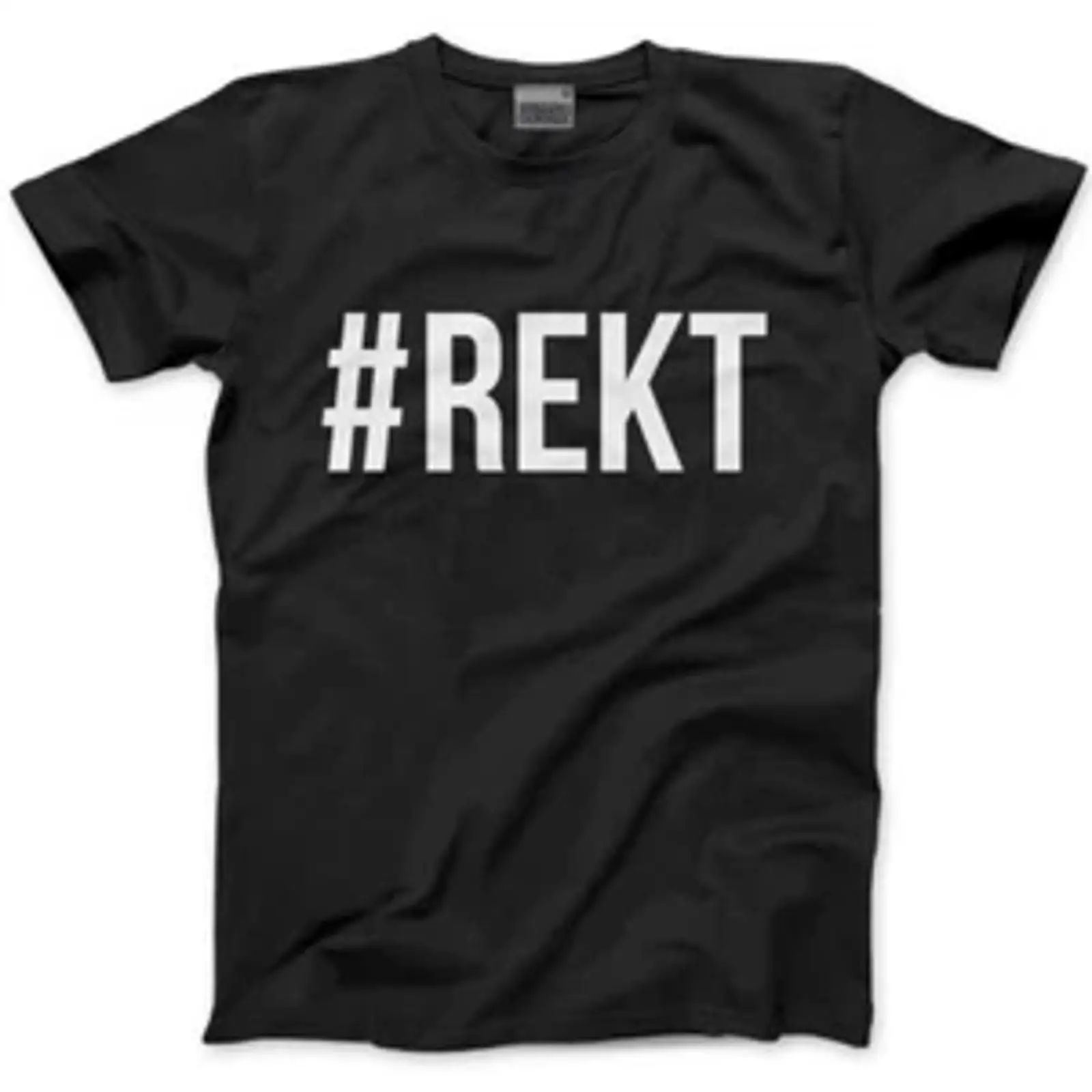 Vintage Fashion Hashtags - REKT Hashtag Wrecked Heren T-shirt vintage