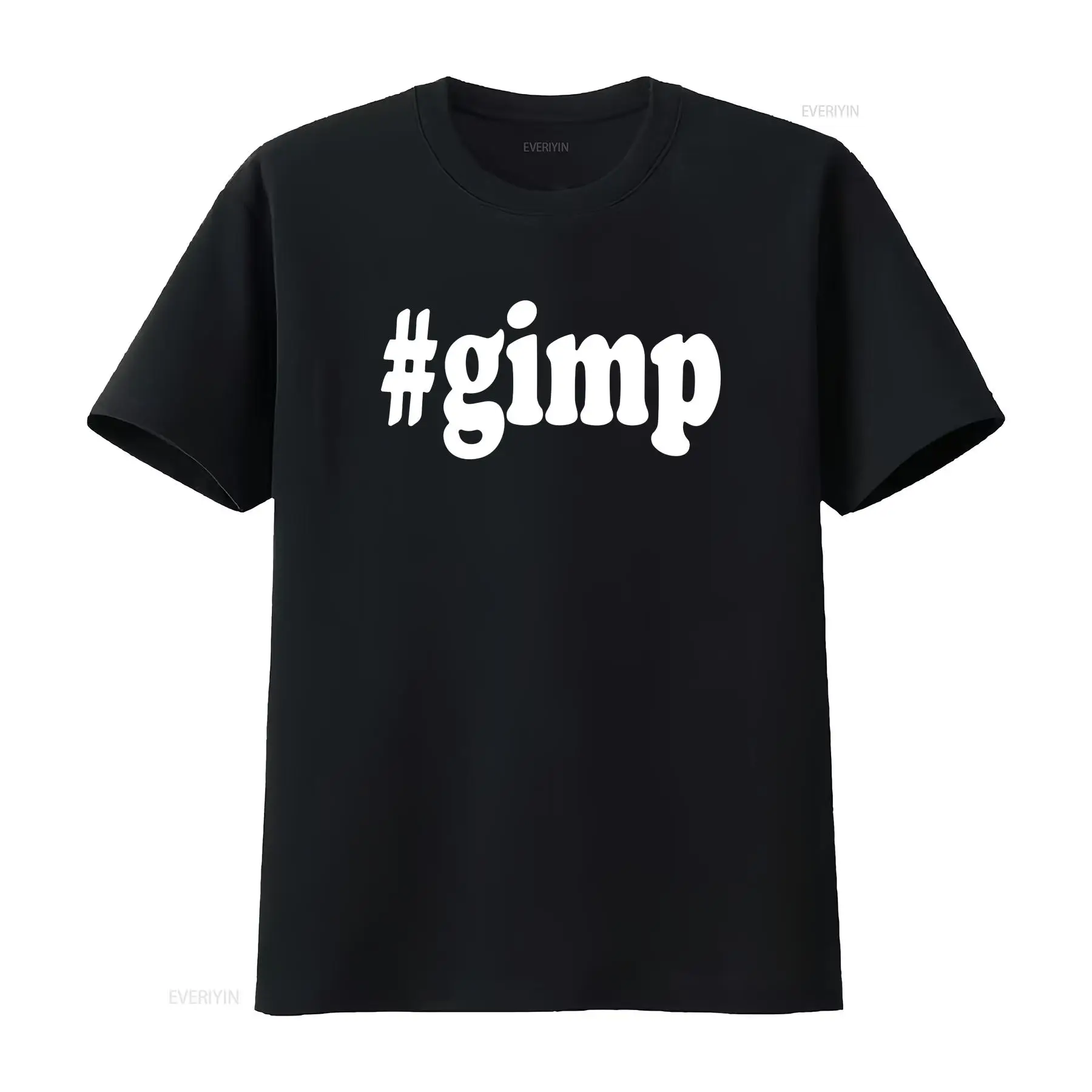 Vintage Fashion Hashtags - gimp T-shirt Hashtag Grappig Zwart Wit