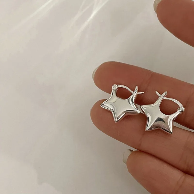 Vintage Fashion Korea - 2023 Nieuwe Trendy Klassieke Pentagram Oorringen