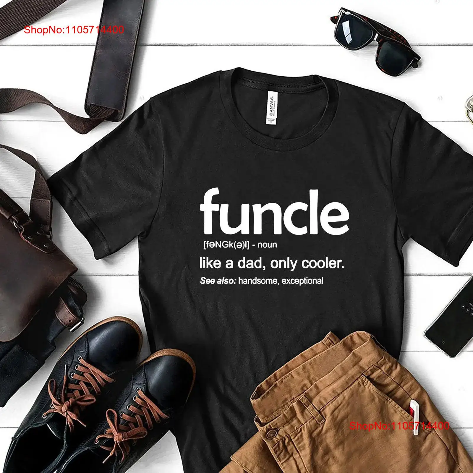 Vintage Fashion Definition - Funcle T-shirt Oom Definitie Grappig Voor
