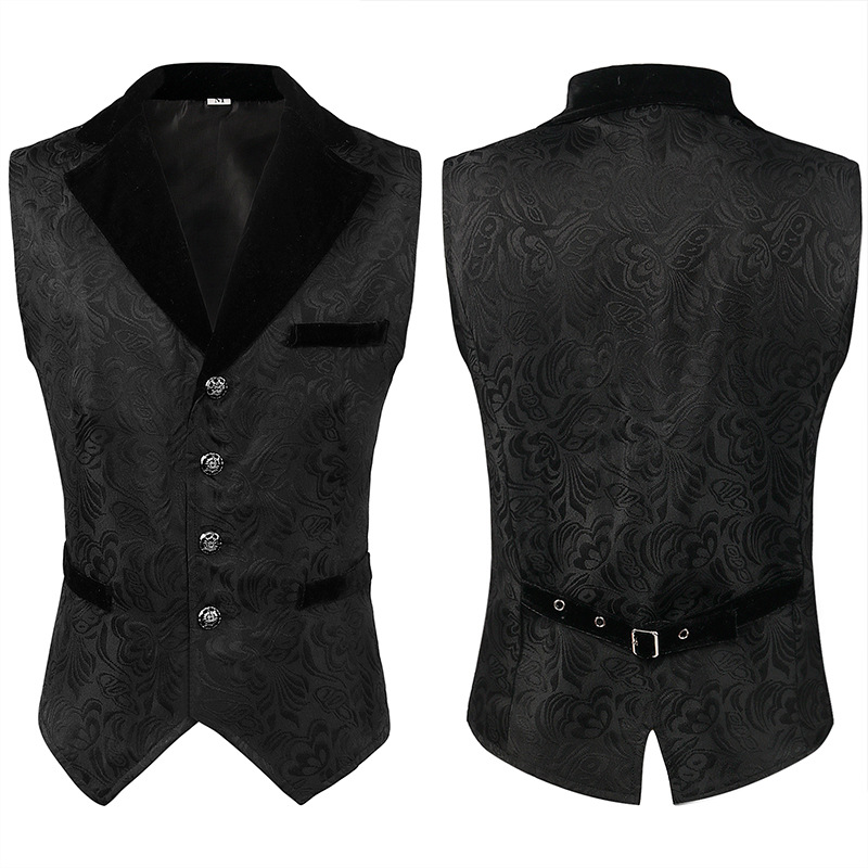 Vintage Fashion Collection - Nieuw heren middeleeuws gotisch Halloweenkostuum vintage