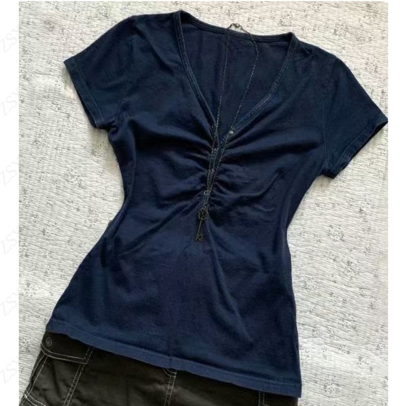 Vintage Fashion Korea - Esthetische T-shirts 90s Vintage Kleding Vrouwen