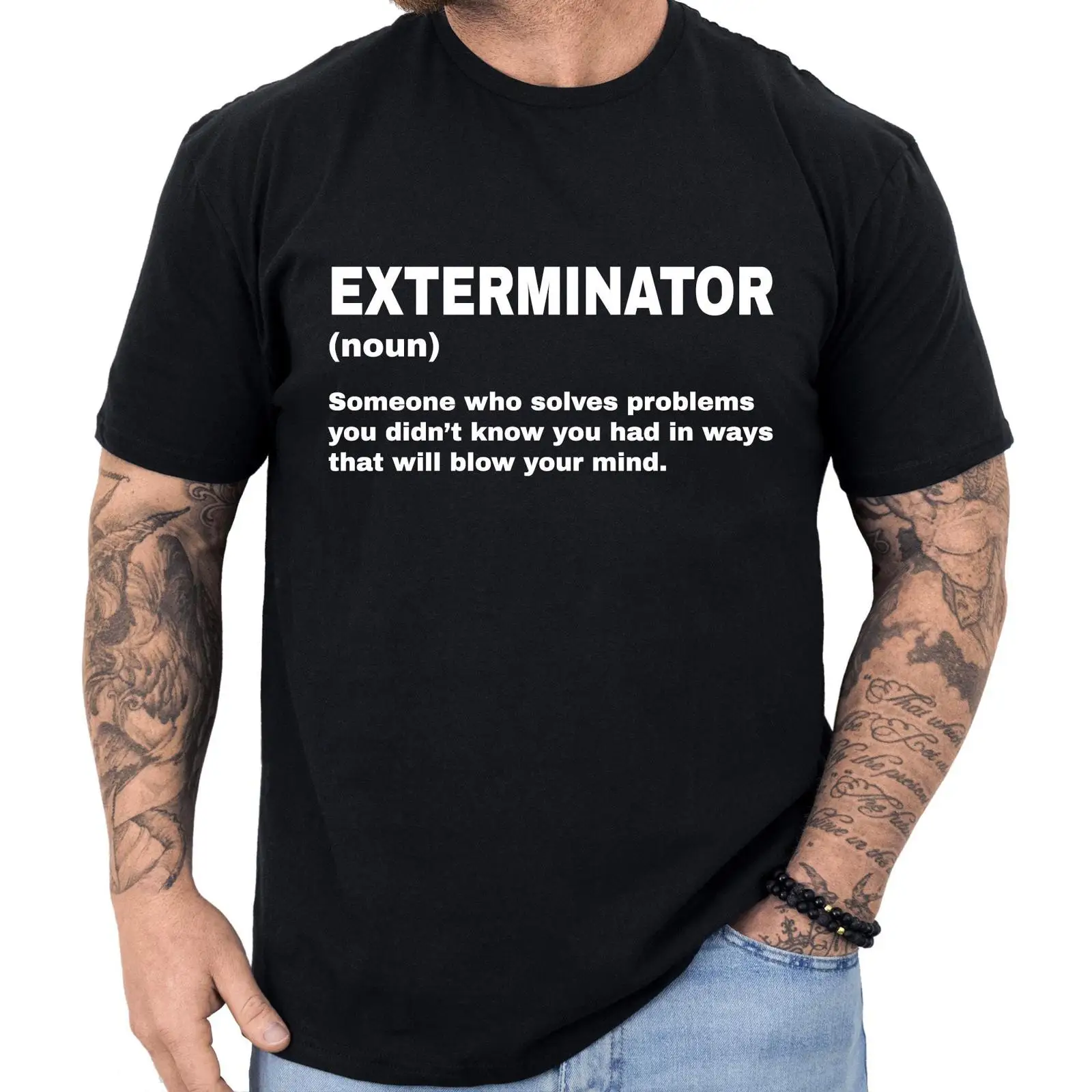 Vintage Fashion Definition - Exterminator Definition T-shirt voor heren vintage
