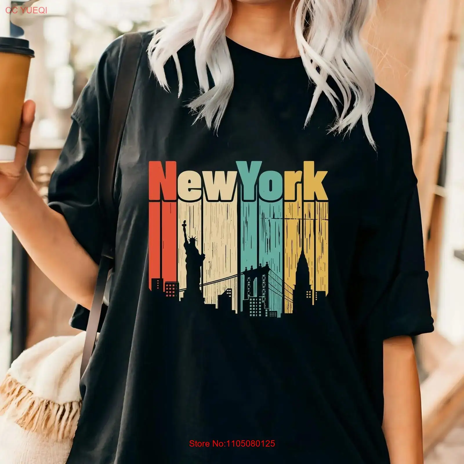 Vintage Fashion Nyc - New York retro T-shirt USA Travel