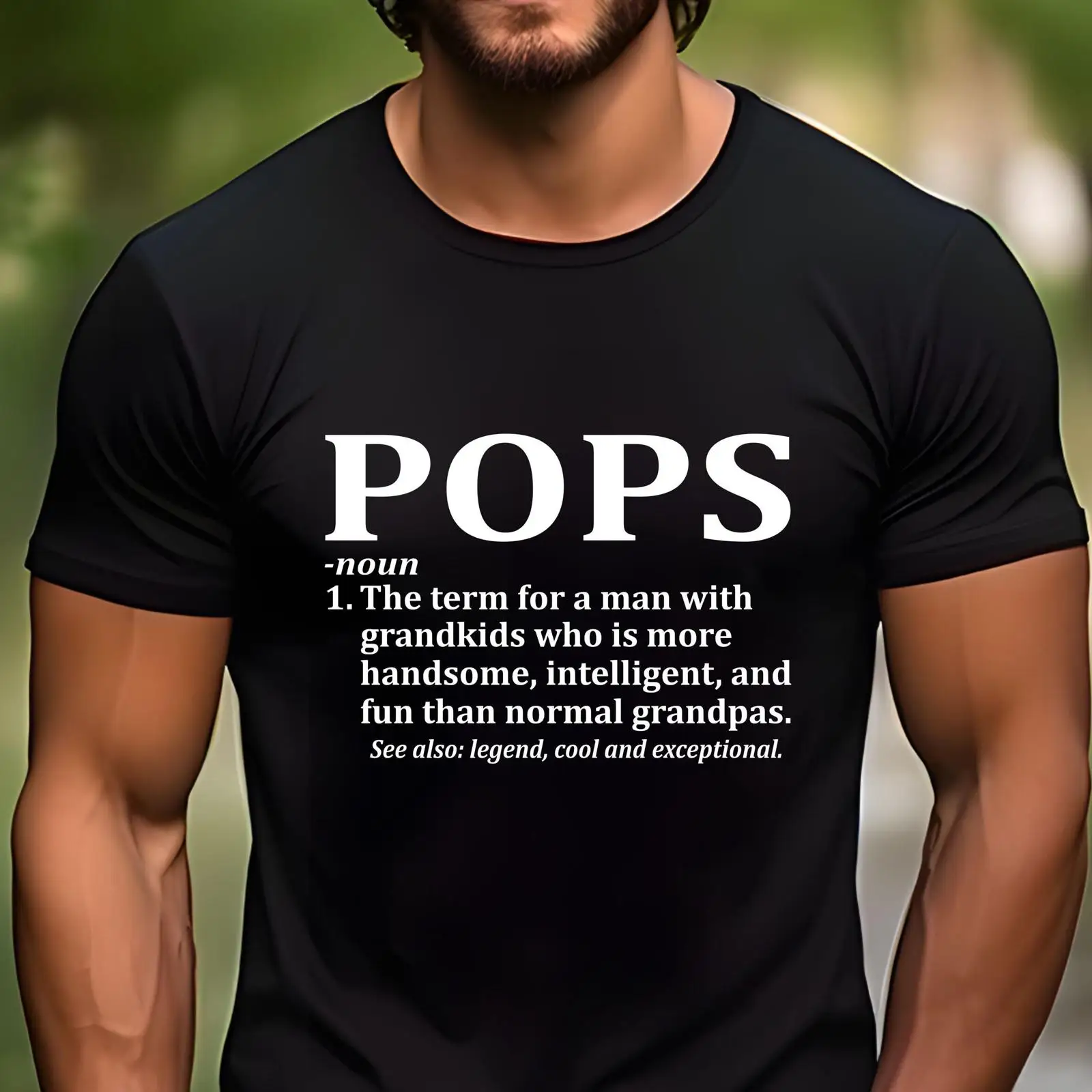 Vintage Fashion Definition - Pops Definition T-shirt Grappig Opa Maten