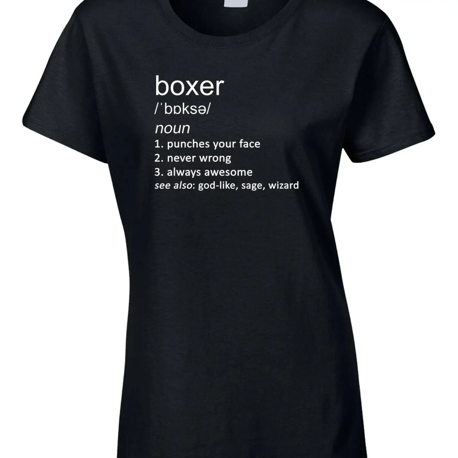 Vintage Fashion Definition - Boxer Dames Vrouwen T-shirt Grappig Cadeau
