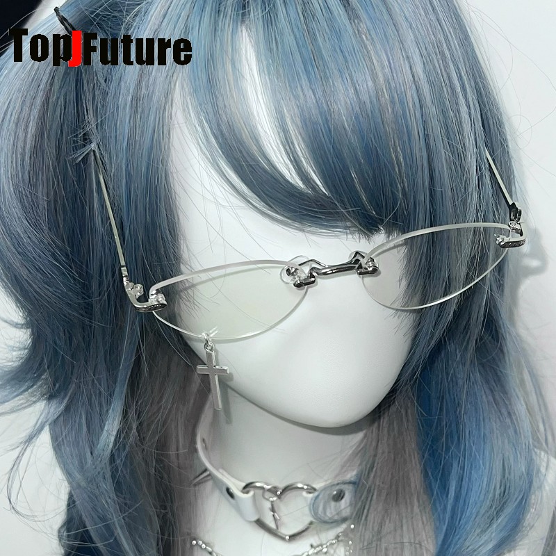 Vintage Fashion Y2K - Y2K Girl alternatieve subcultuur minimalistische randloze