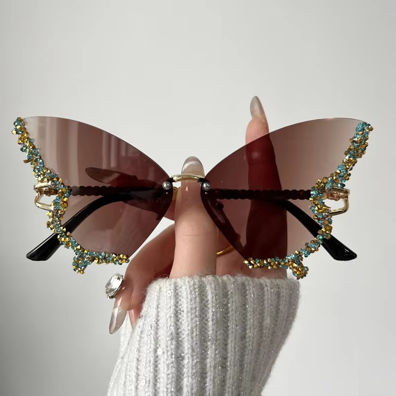Y2K Luxe diamanten vlinderszon - Vintage Fashion Y2K recensie en prijs