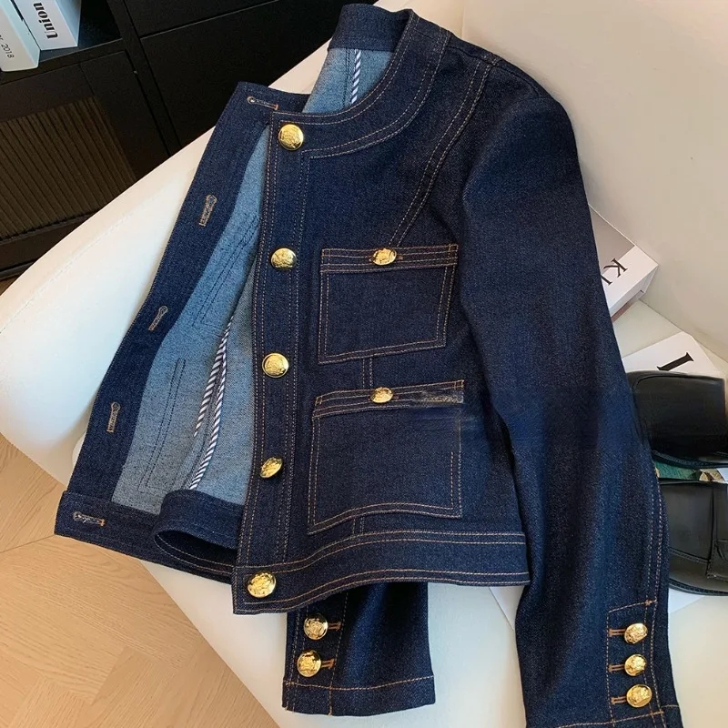Korea Style Casual Denim Jas D - Vintage Fashion Korea recensie en prijs