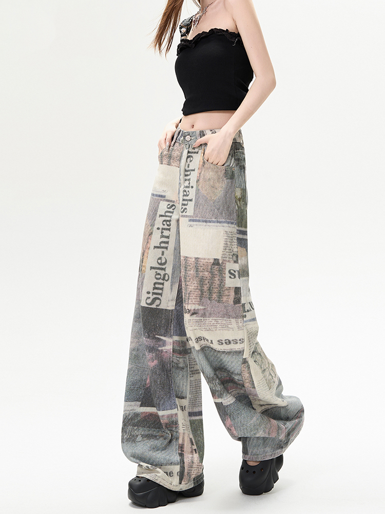 Winter dames denim broek print - Mom Jean High Rise recensie en prijs
