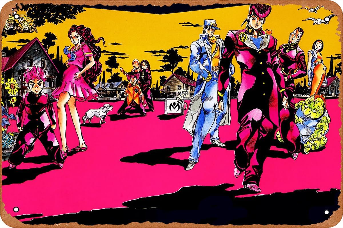 JoJos Bizarre Anime Poster, Vi - Vintage Fashion Posters recensie en prijs
