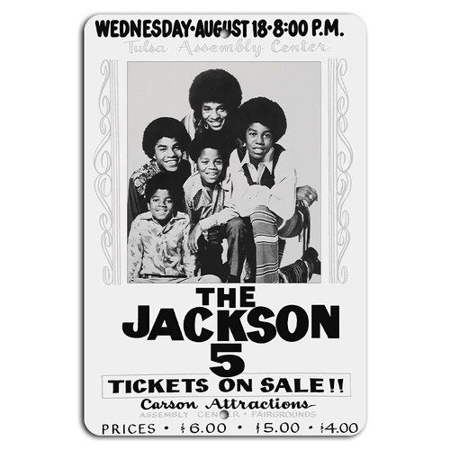 De Jackson 5 Tulsa Assembly Ce - Vintage Fashion Posters recensie en prijs
