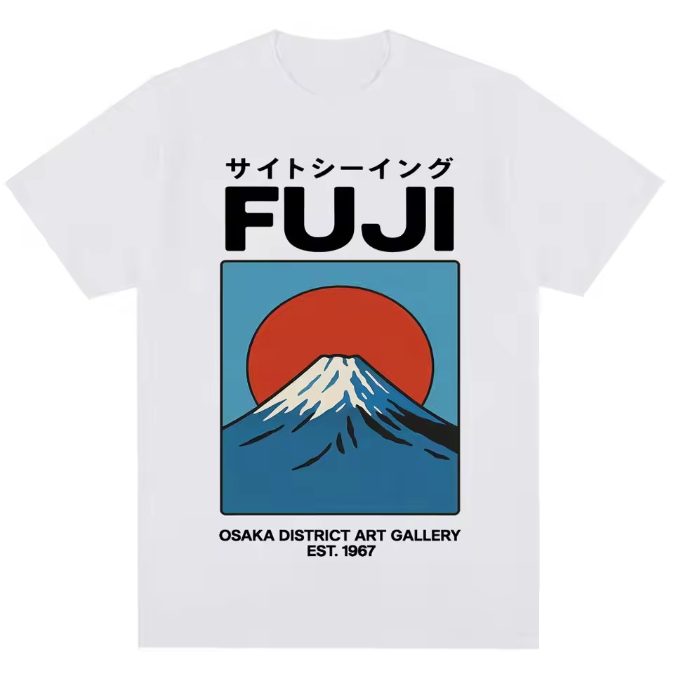 Japanse stijl Fuji Osaka T-shi - Vintage Fashion Osaka recensie en prijs