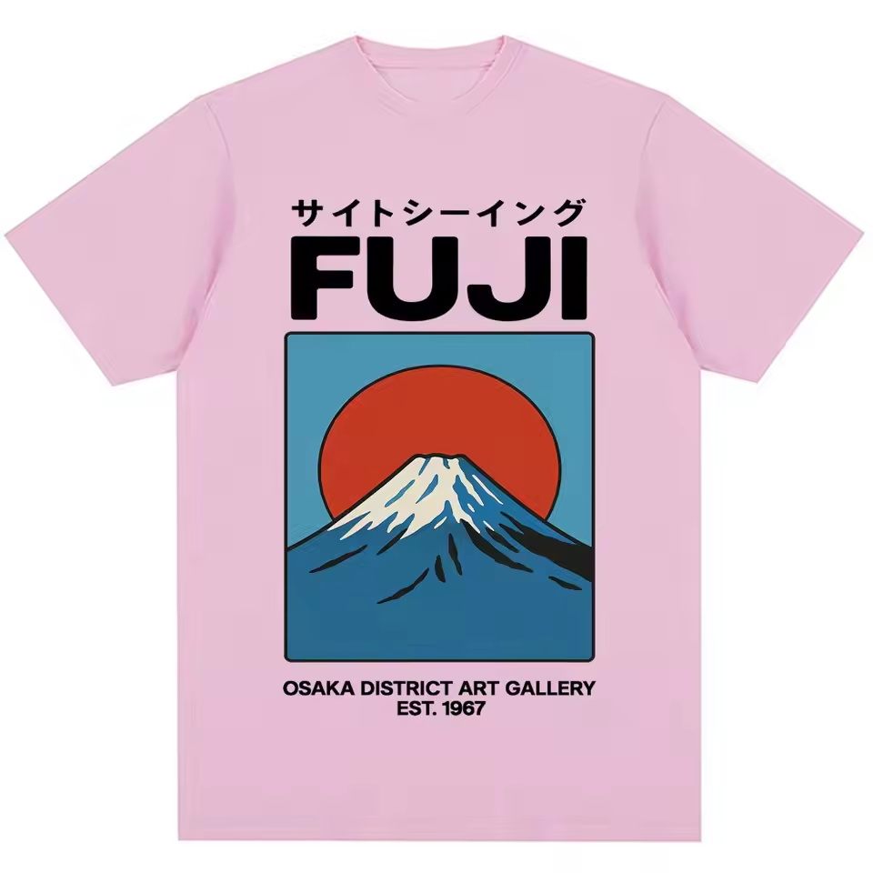 Japanse stijl Fuji Osaka T-shi - Vintage Fashion Osaka recensie en prijs
