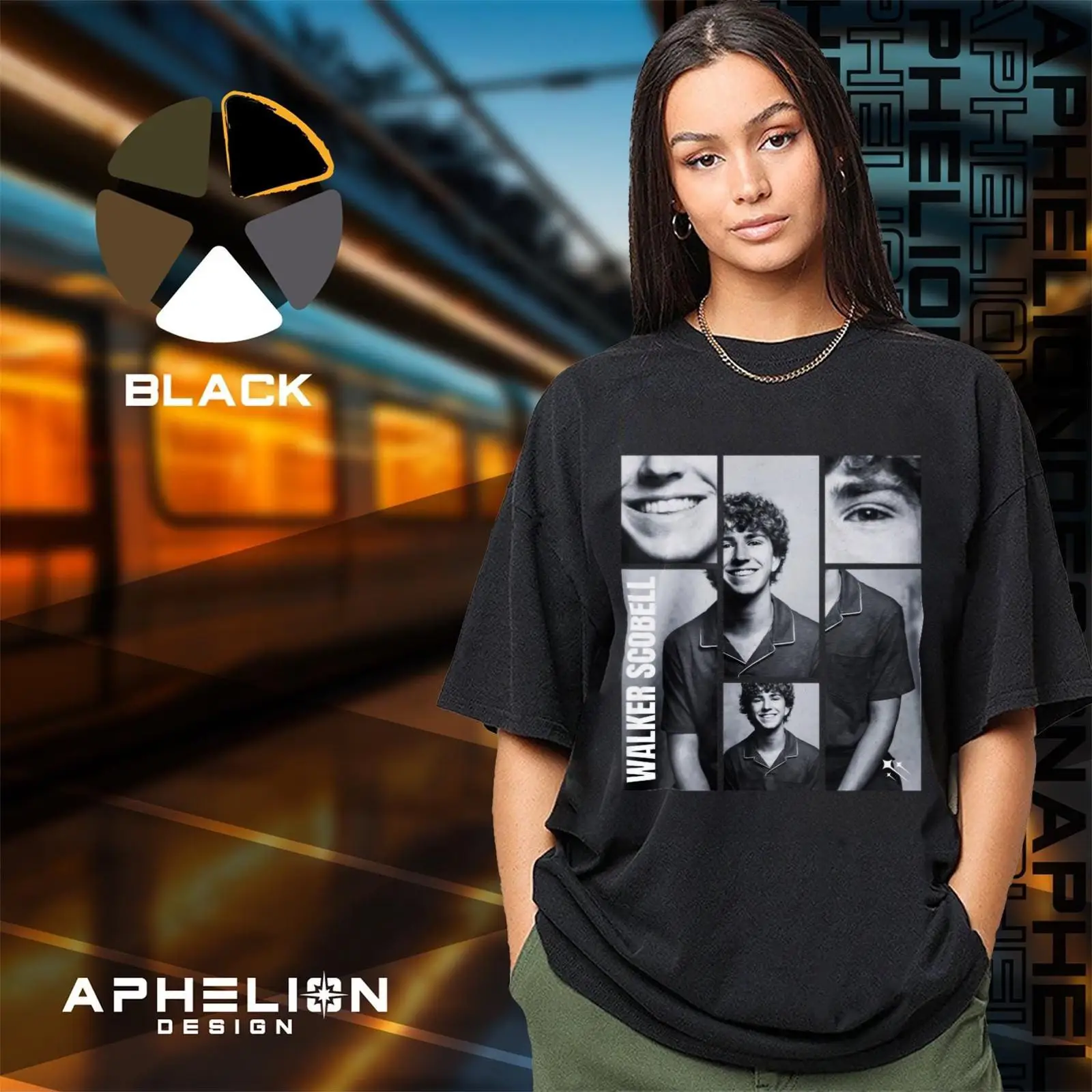 Walker Scobell Collage T-shirt - Vintage Fashion Collage recensie en prijs