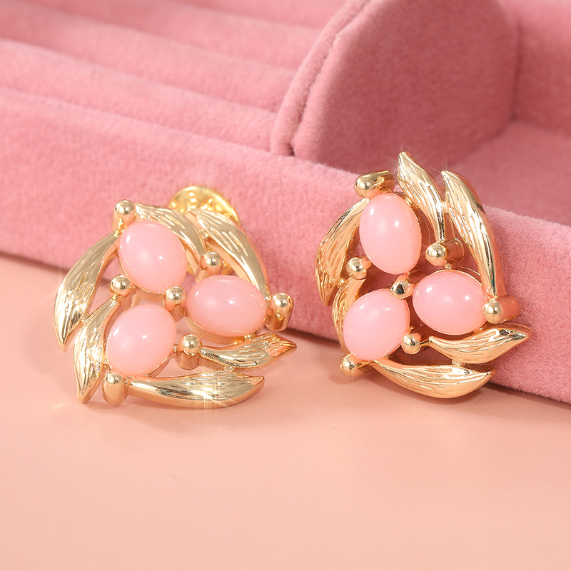 Vintage Inlay Roze Steen Bloem - Vintage Fashion Vogue recensie en prijs