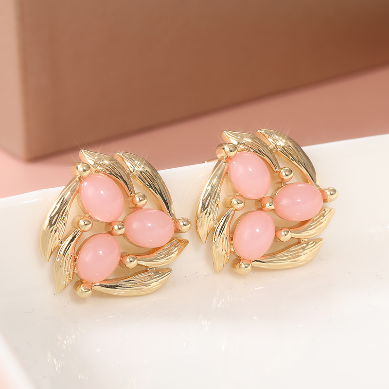 Vintage Inlay Roze Steen Bloem - Vintage Fashion Vogue recensie en prijs