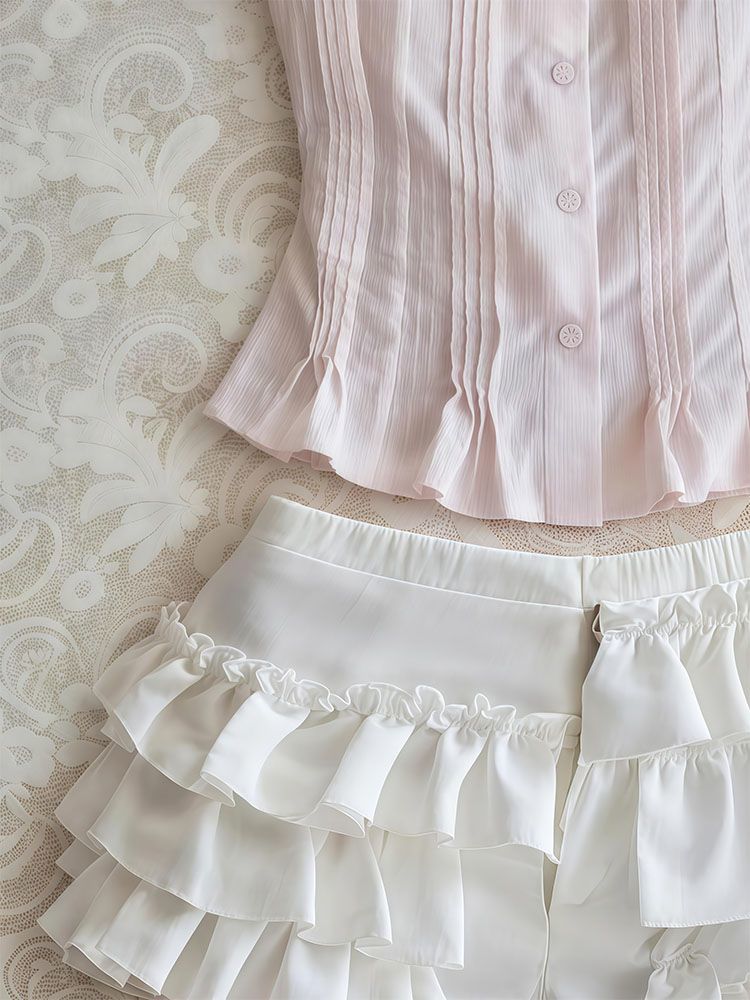 Zoete 2-delige set vrouw kledi - Vintage Fashion Korea recensie en prijs
