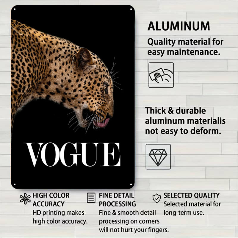Vogue Fashion Poster Metalen B - Vintage Fashion Vogue recensie en prijs
