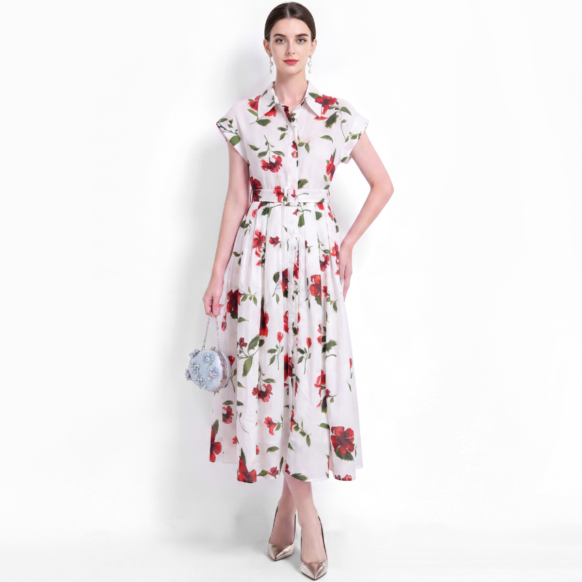 Stijlvolle bloemenjurk met kor - Vintage Fashion Collection recensie en prijs