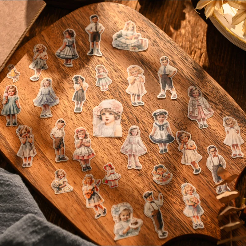 50 stuks vintage kinderpapier  - Vintage Fashion Dolls recensie en prijs